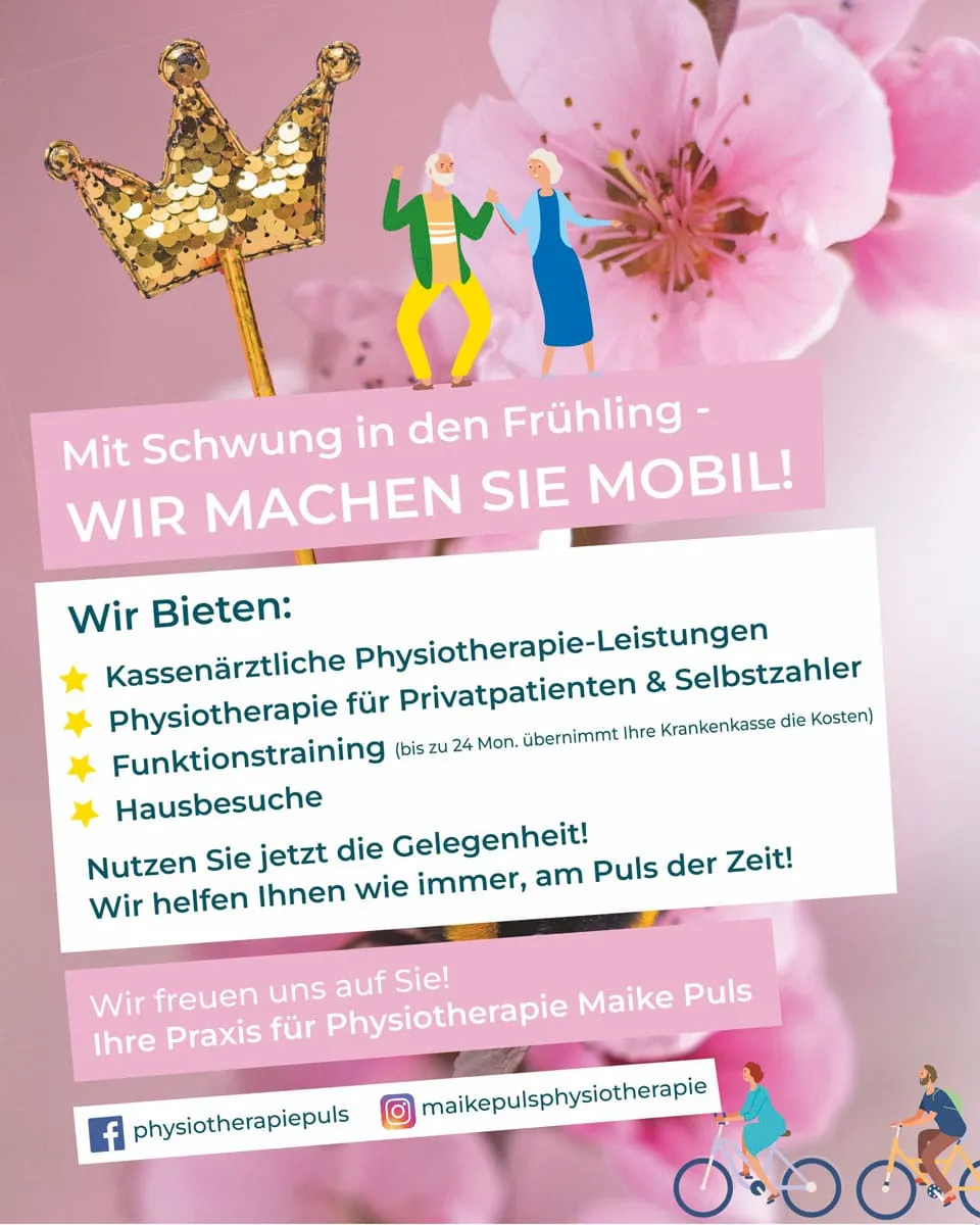 Frühlingsprogramm Physiotherapie