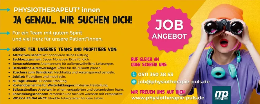 Job Physiotherapeutin Hannover