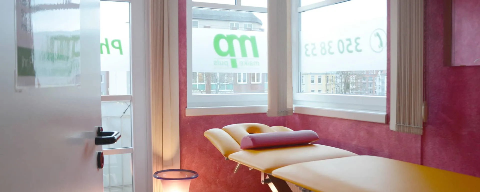 Behandlungsimpression aus einem Therapieraum der Praxis