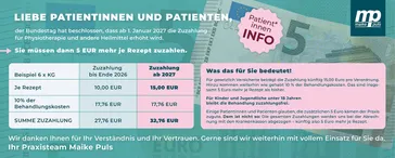 Behandlungsraum Physiotherapie Praxis Hannover - Maike Puls